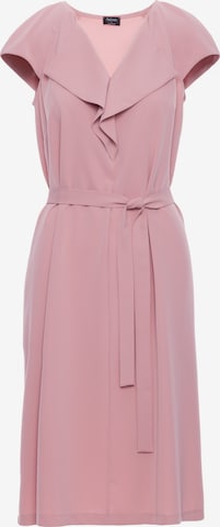 Stylove Šaty 'Sukienka z żabotem' – pink: přední strana