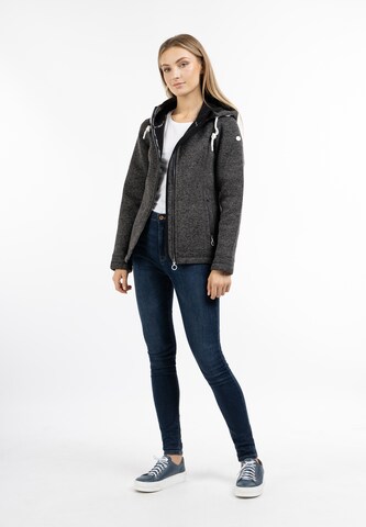 DreiMaster Maritim Fleecejacke in Grau