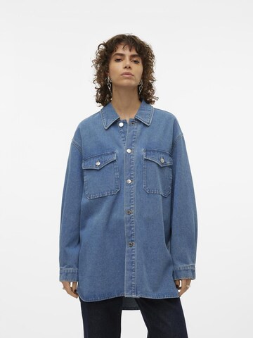 VERO MODA Blouse 'VMNAYA' in Blauw: voorkant