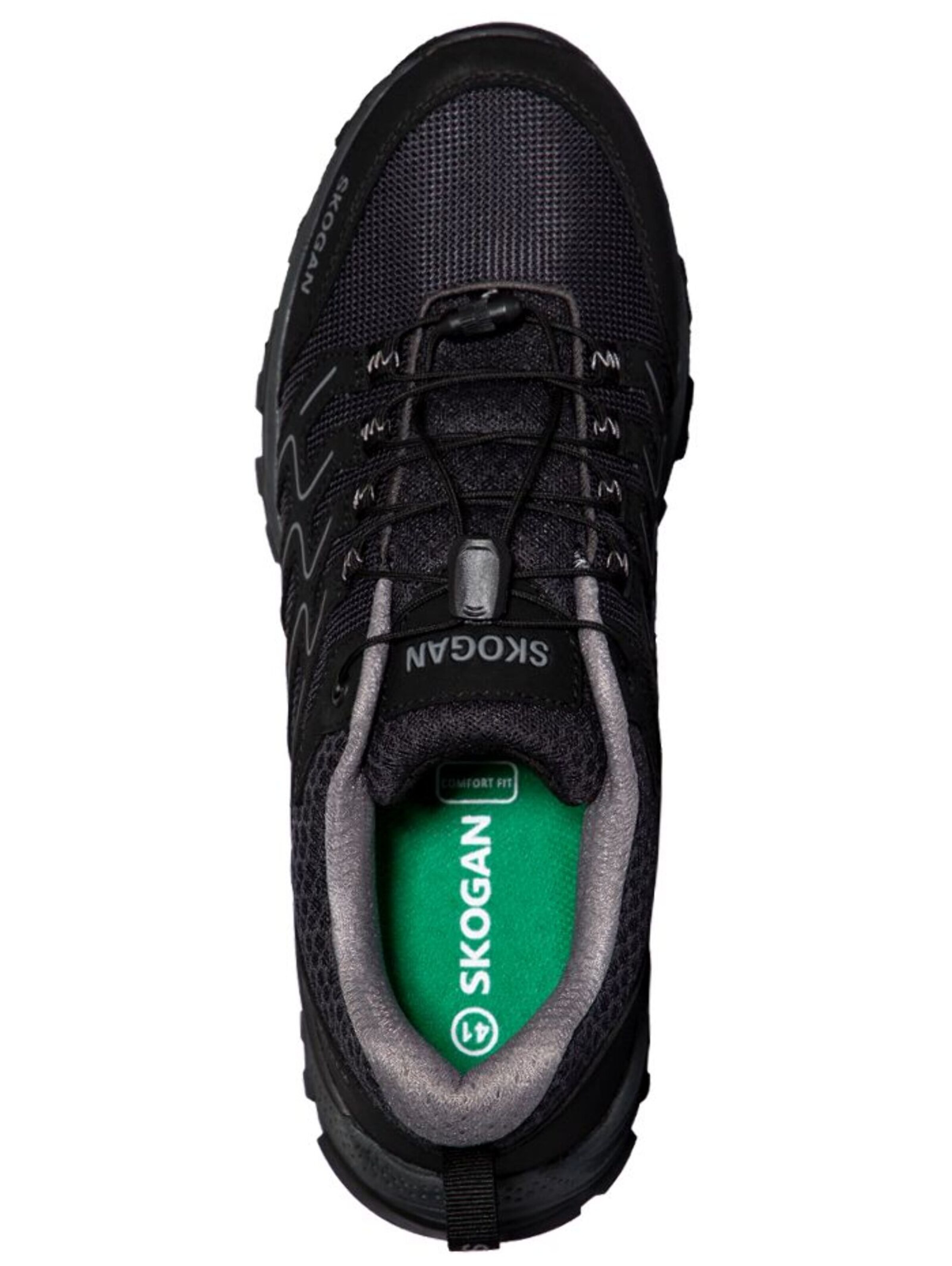 SKOGAN Platform trainers in Black: top