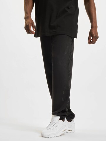 Urban Classics Regular Trousers 'Dangerous' in Black: front