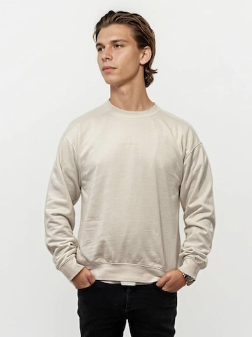 A Question Of (AQO) Sweatshirt 'Acid' in White: front