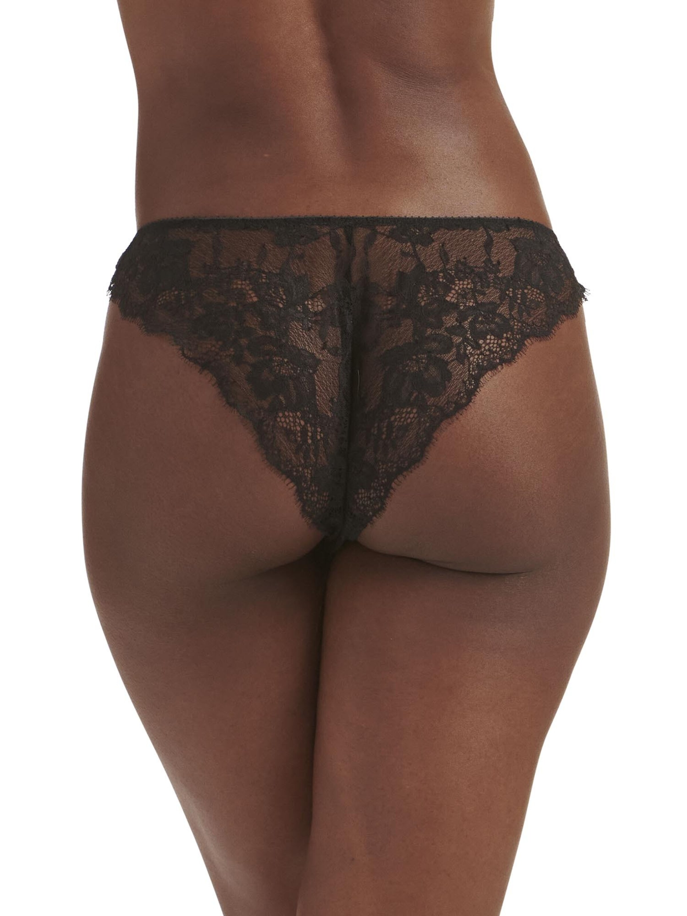 Polo Ralph Lauren - Braga ' Mid Rise Tanga ' en negro