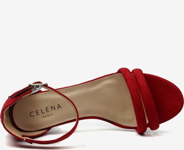 Celena - Sandálias com tiras 'Chelsie' em vermelho