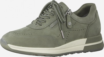 Tamaris Pure Relax Sneakers laag in Groen: voorkant