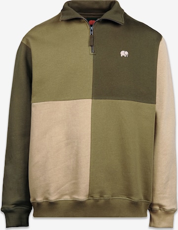 žalia Trendsplant Džemperis ' COLOR BLOCK ': priekis