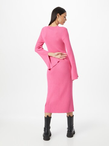 Lindex Stickad klänning 'Ally' i rosa