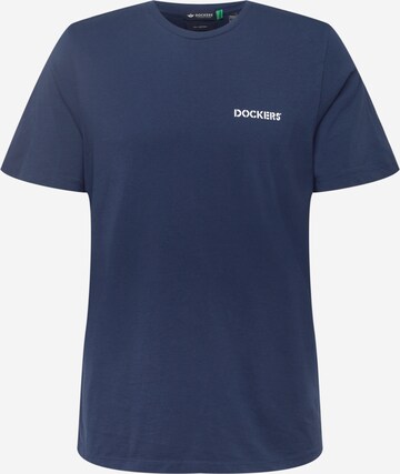 T-Shirt Dockers en bleu : devant