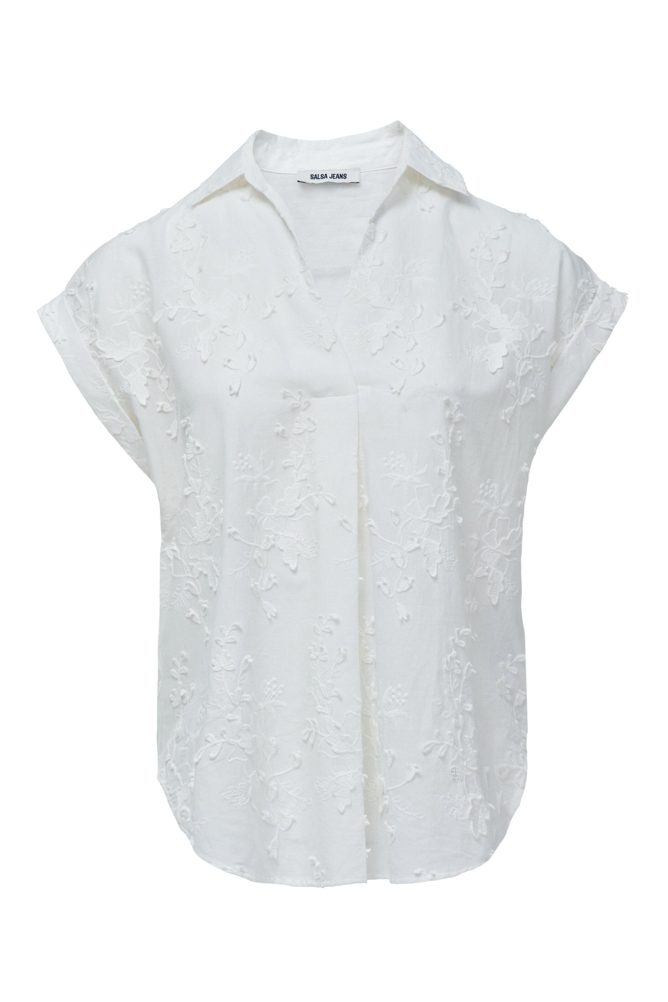 Salsa Jeans Blouse in de kleur Wit, Productweergave