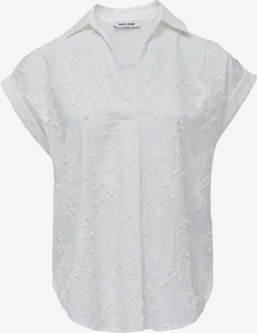 Salsa Jeans Blouse in Wit: voorkant