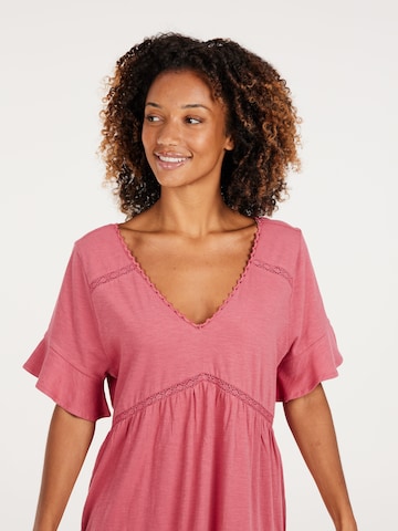 PROTEST Tunika 'PRTTHIRZA' in Pink: Vorderseite