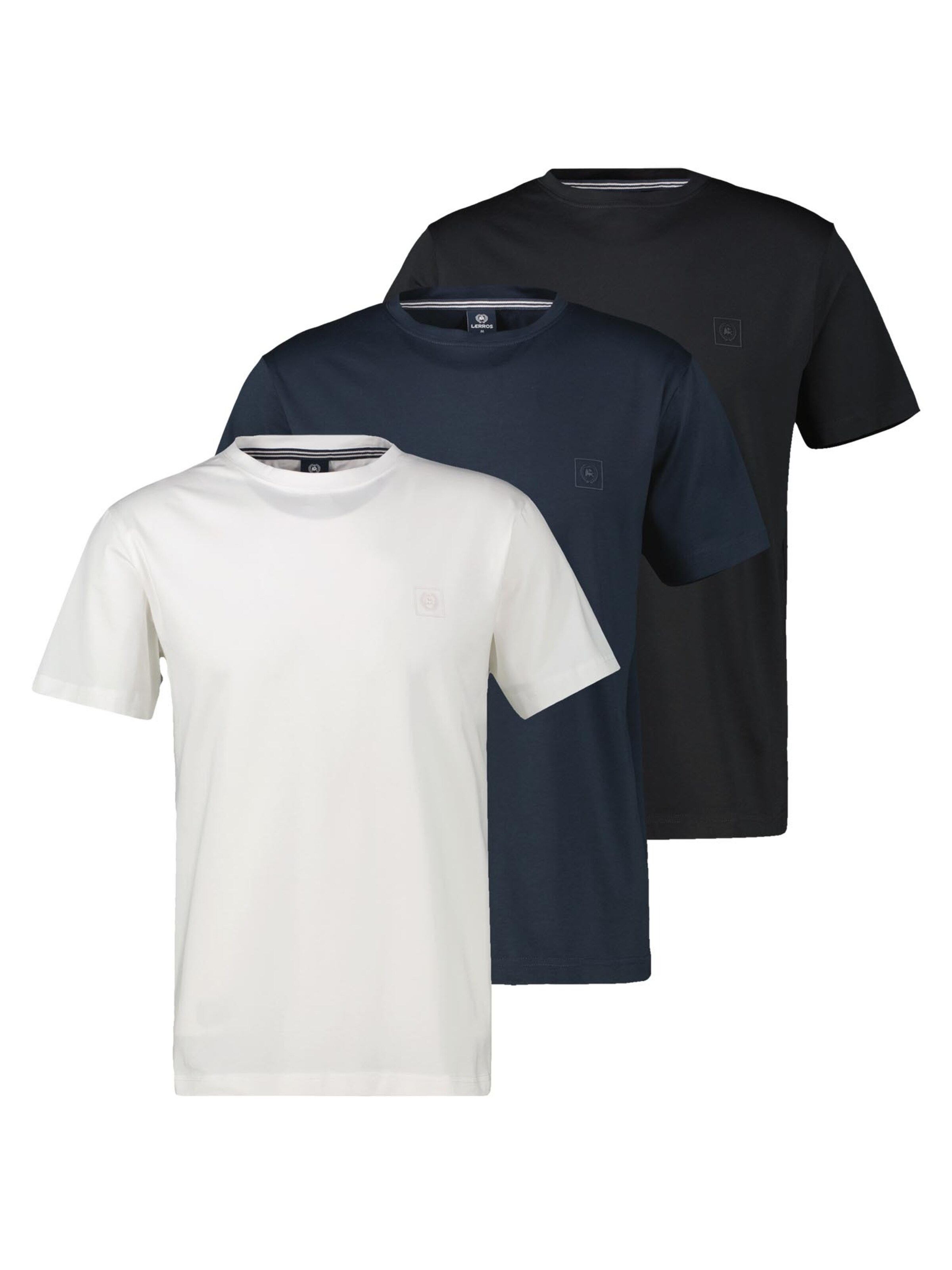 LERROS Shirt 'Basic' in Gemengde kleuren: voorkant
