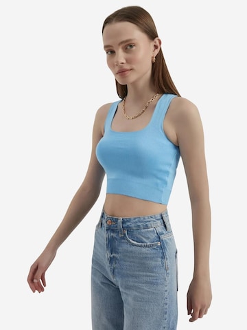 Hiccup Top 'Crop Top'‌‌‌‌‌‌‌‌‌ in Blau