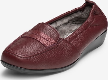 Mocassin VITAFORM en rouge : devant