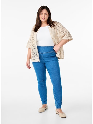 Skinny Jeggings di Zizzi in blu