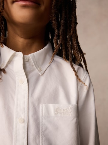 Superdry & Co Regular fit Overhemd in Wit