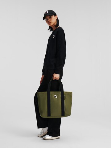 Karl Lagerfeld Torba shopper w kolorze zielony