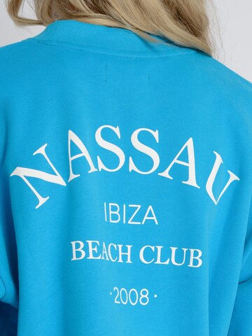 NASSAU Beach Club Sweatshirt ' NB231036 ' in Blauw