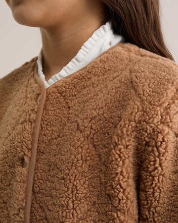 WE Fashion Φθινοπωρινό και ανοιξιάτικο μπουφάν σε καφέ