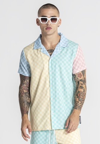 Gianni Kavanagh Regular fit Overhemd 'Dreamy' in Geel: voorkant