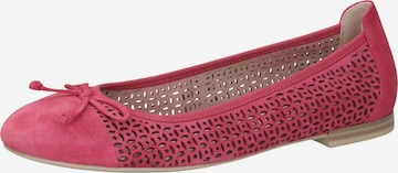 CAPRICE Ballet Flats in Pink: front