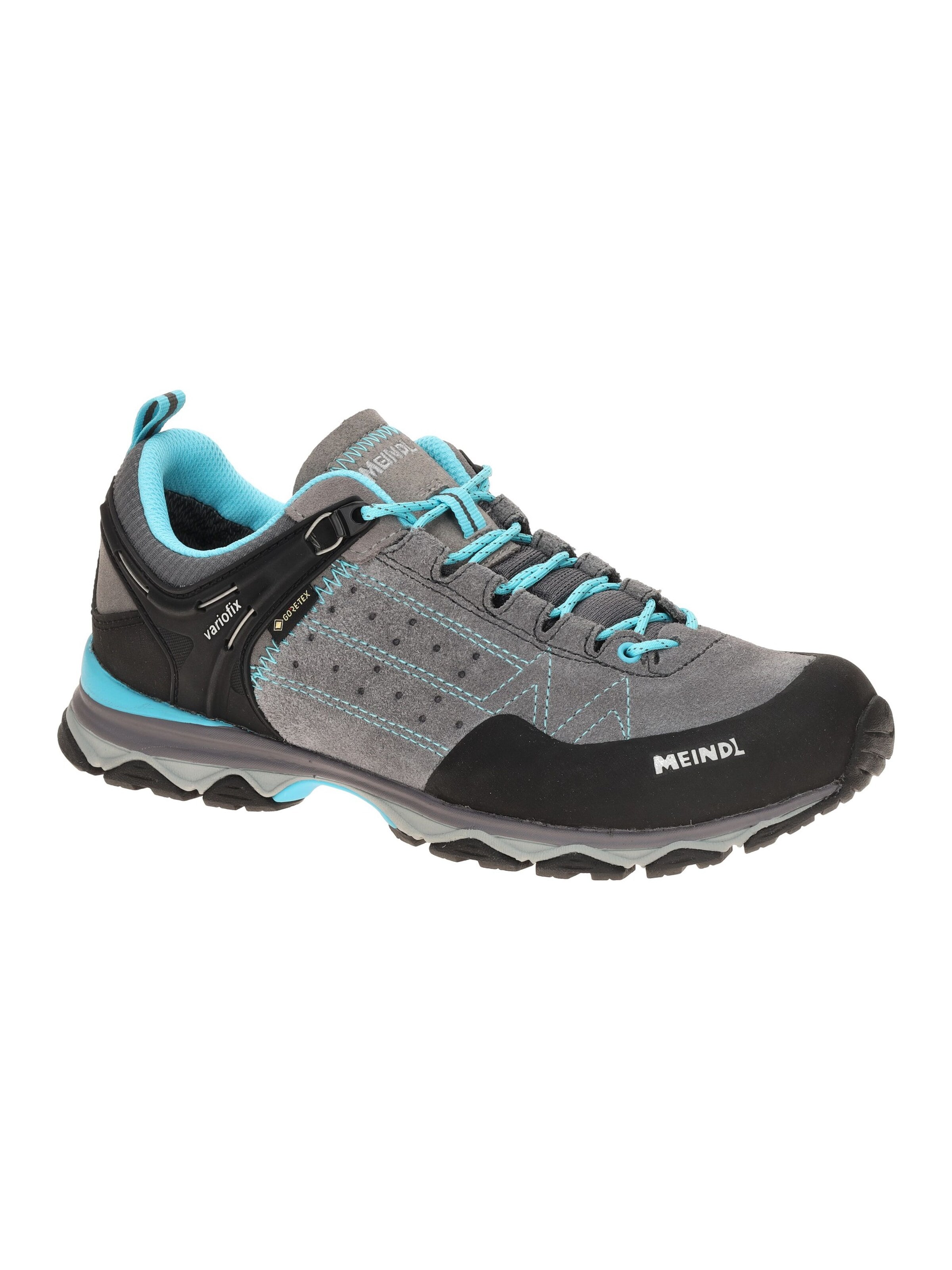 MEINDL Lace-Up Shoes 'Meindl Ontario Lady GTX Schuhe grau GORE-TEX 3937' in Grey: front