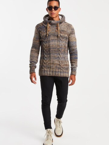 Leif Nelson Pullover in Braun