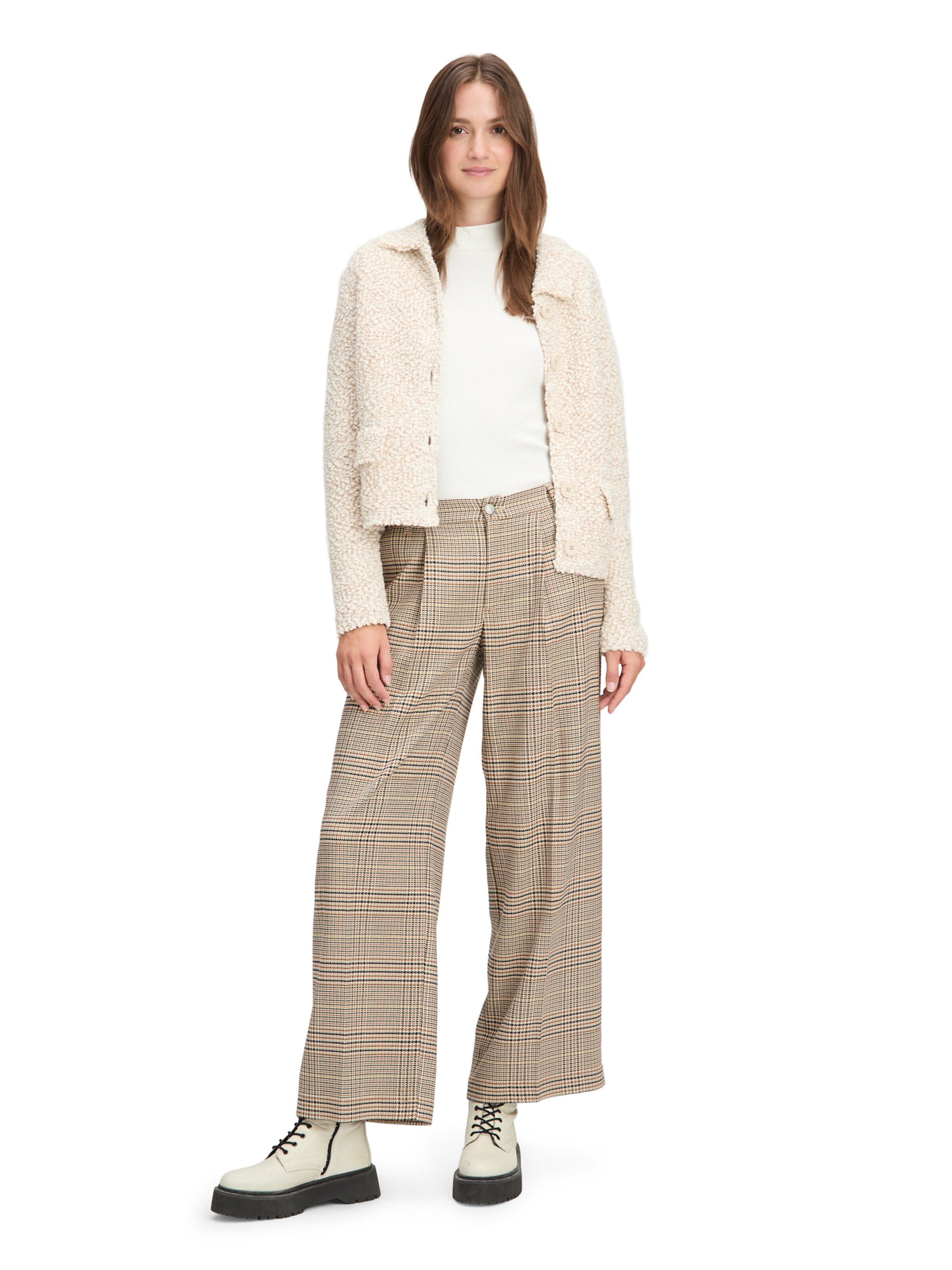 Cartoon Gebreid vest in Beige