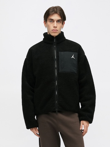 Jordan Ζακέτα φλις 'FLT MTNSIDE' σε μαύρο: μπροστά
