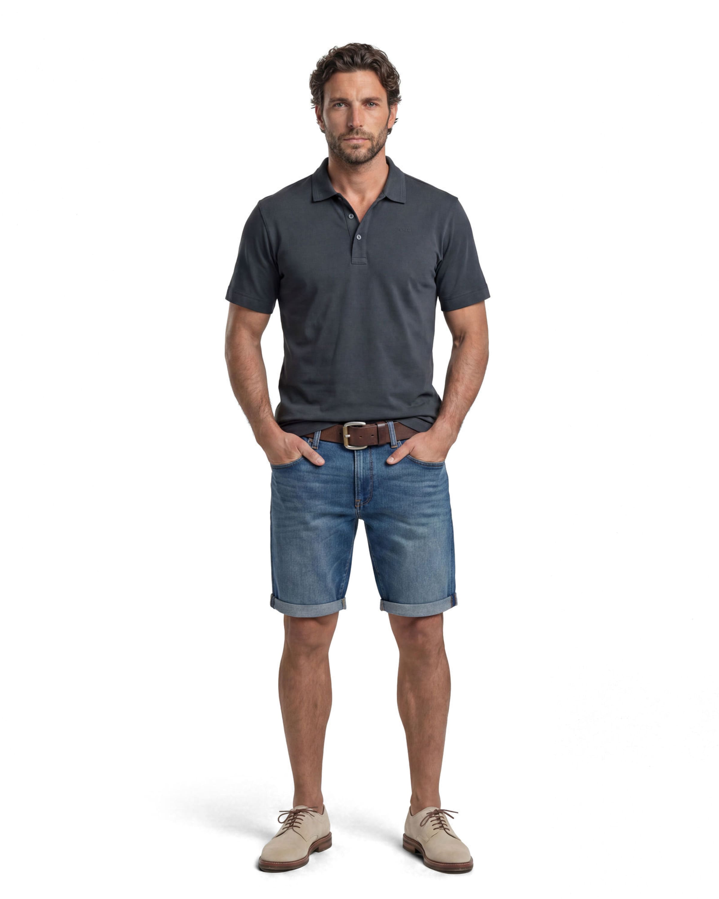 G-STAR Slimfit Shorts-Denim ' ' in Blau: Vorderseite
