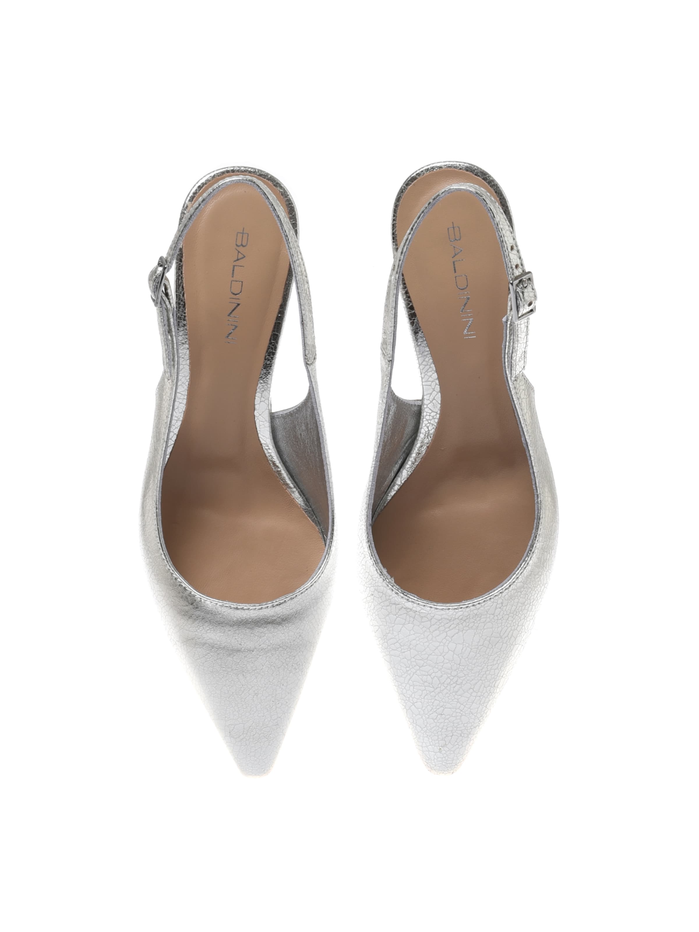 BALDININI Slingback pumps in Silver