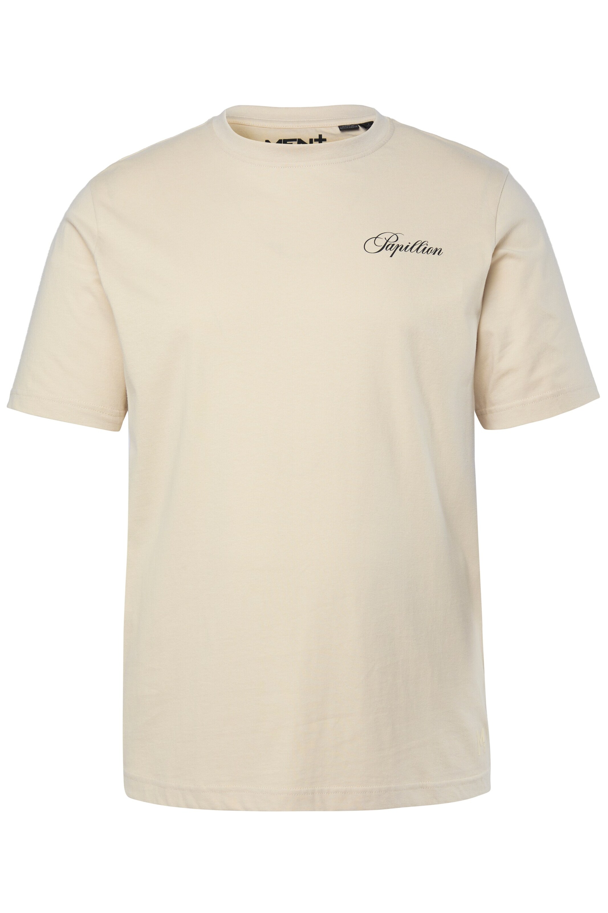 Men Plus Shirt in Beige: front