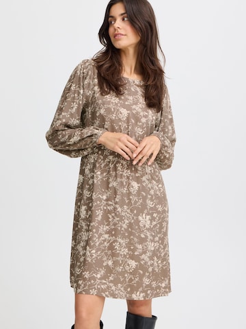 Robe 'Flowy' Fransa en marron : devant