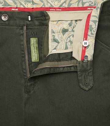Coupe slim Pantalon chino Meyer Hosen en vert
