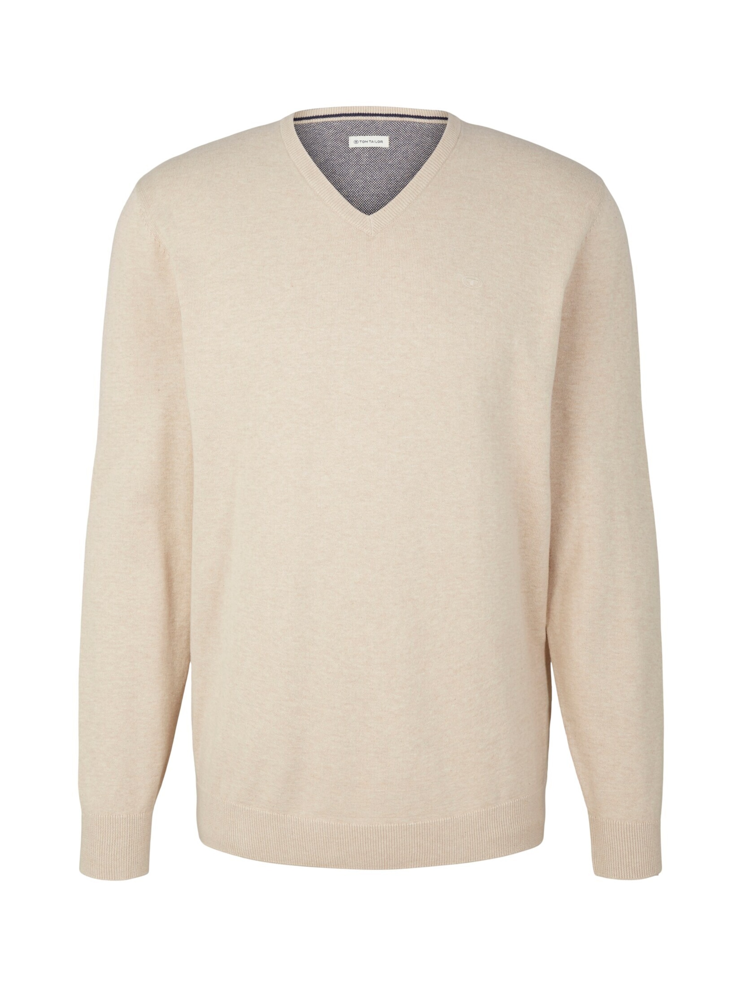 TOM TAILOR Sweater in Beige: front