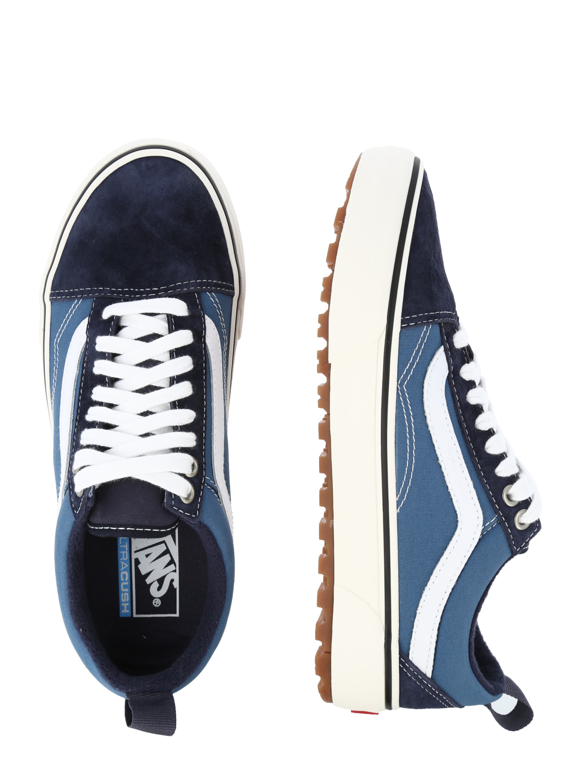 navy blue platform vans