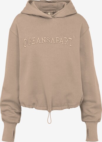 OCEANSAPART Sweatshirt 'Beverly' i beige: forside