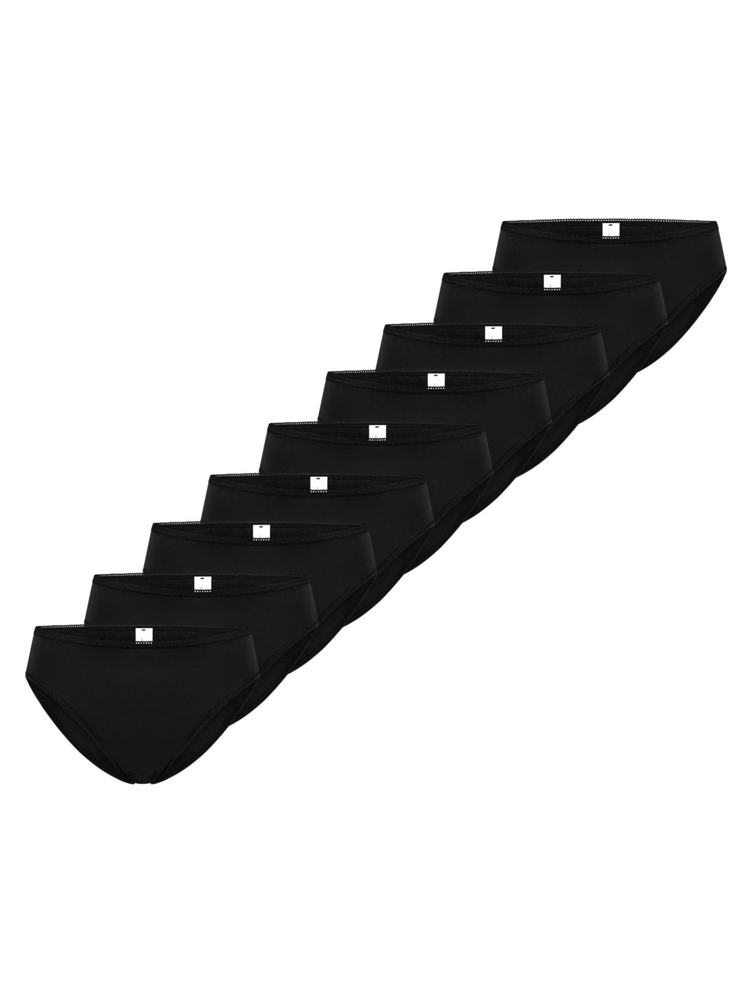 SLOGGI Slip '24/7 Cotton' in Black: front