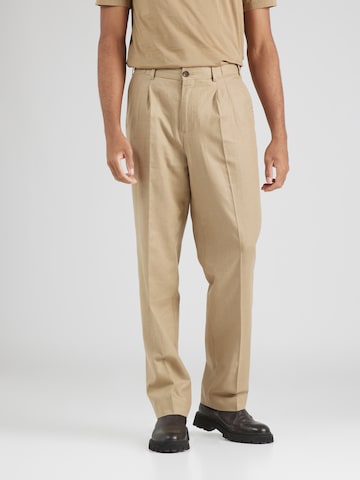 regular Pantaloni con piega frontale di SCOTCH & SODA in marrone: frontale