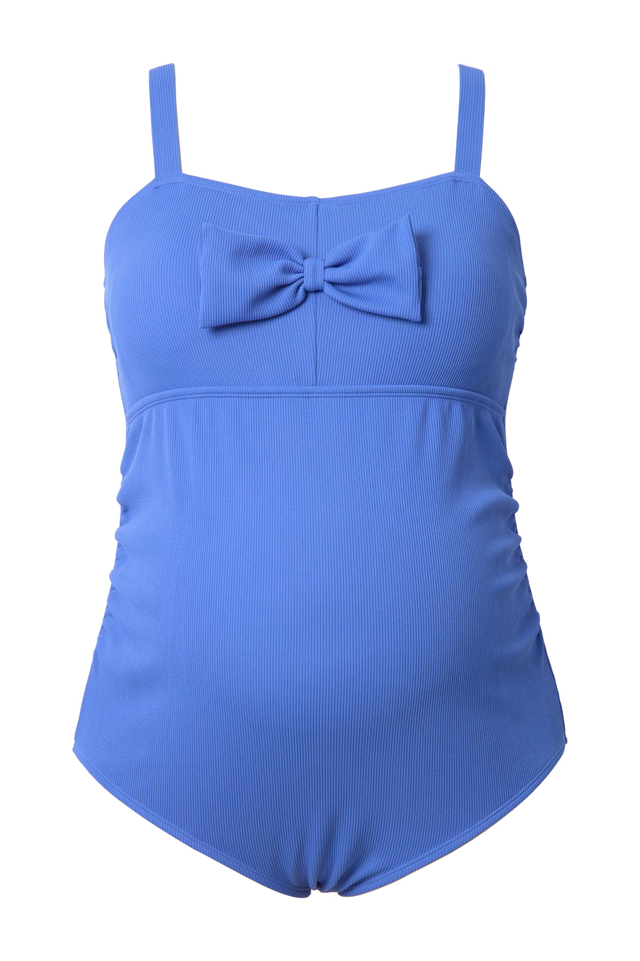 Ulla Popken Badeanzug in Blau: Vorderseite