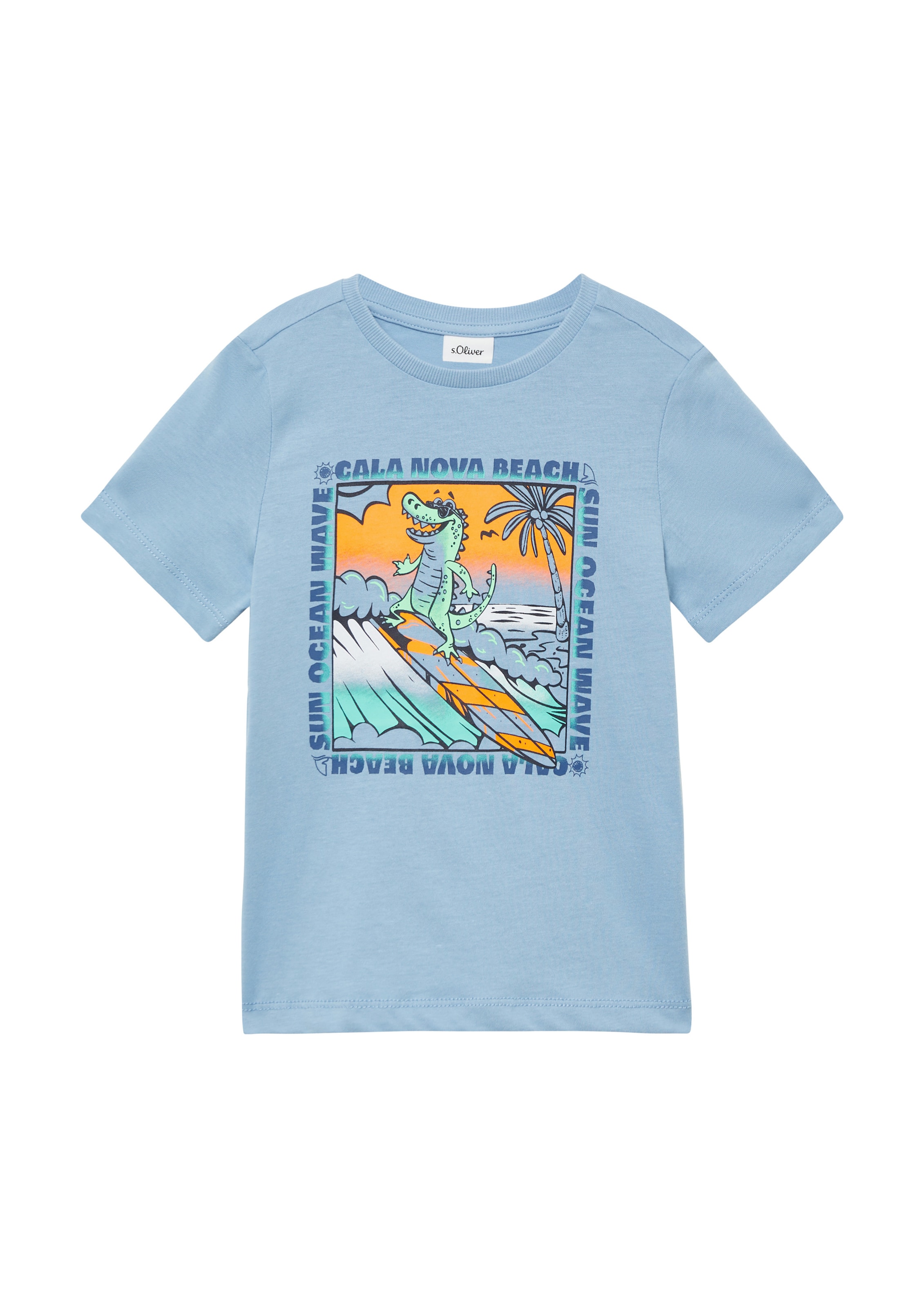 T-Shirt s.Oliver en bleu : devant