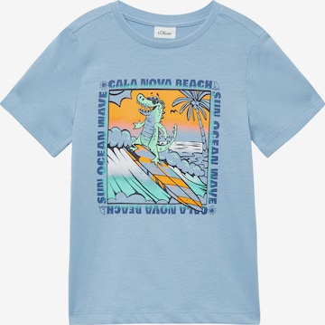 T-Shirt s.Oliver en bleu : devant
