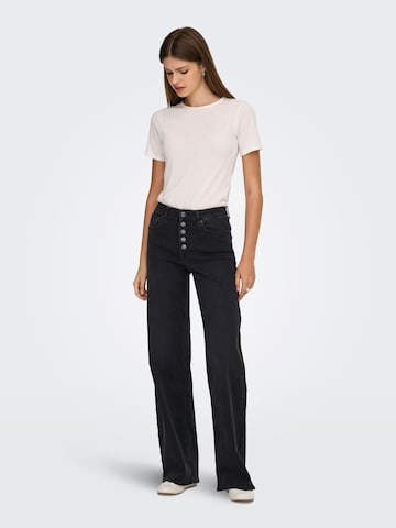 ONLY Wide Leg Jeans i sort