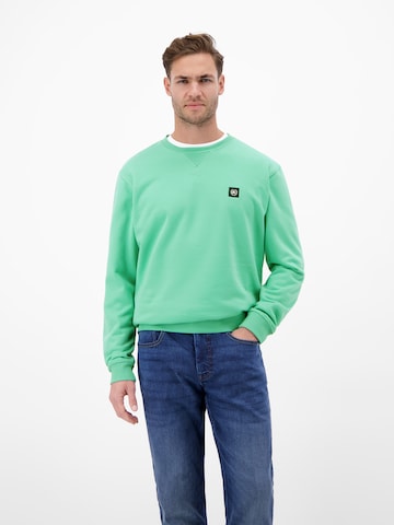 LERROS Sweatshirt in Groen: voorkant