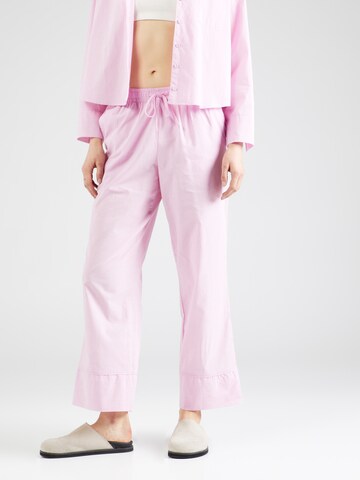 Hunkemöller Spodnie od piżamy w kolorze różowy