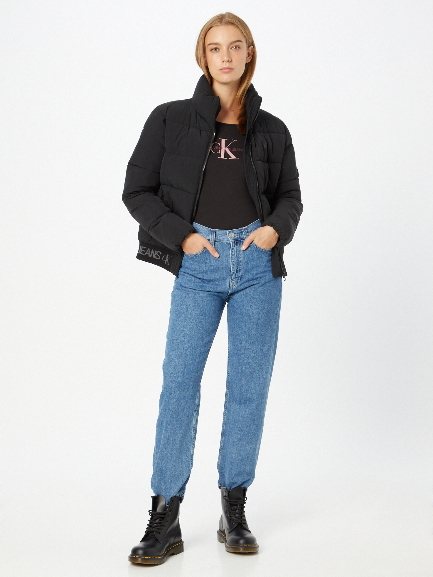 Calvin Klein Jeans Jacke in Schwarz 