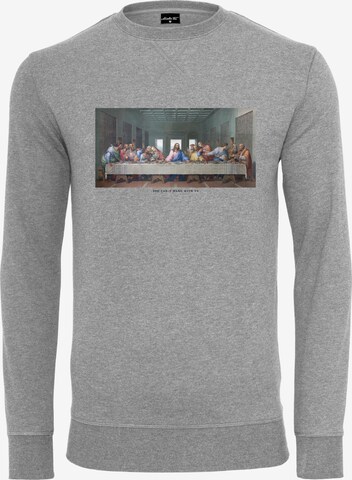 MT Men Sweatshirt 'Can´t Hang With Us' in Grey: front