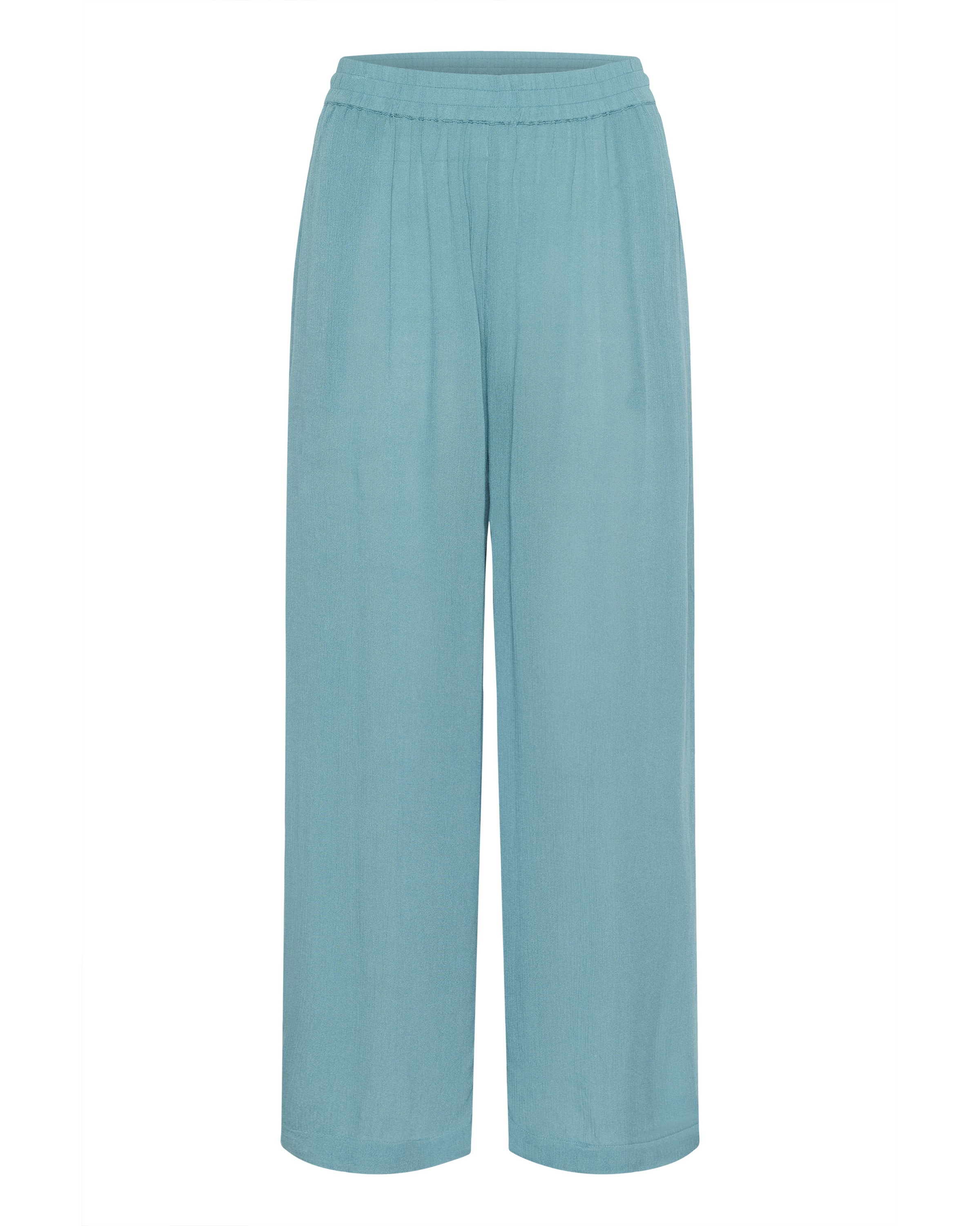 Kaffe Wide Leg Hose 'KADacia' in Blau: Vorderseite