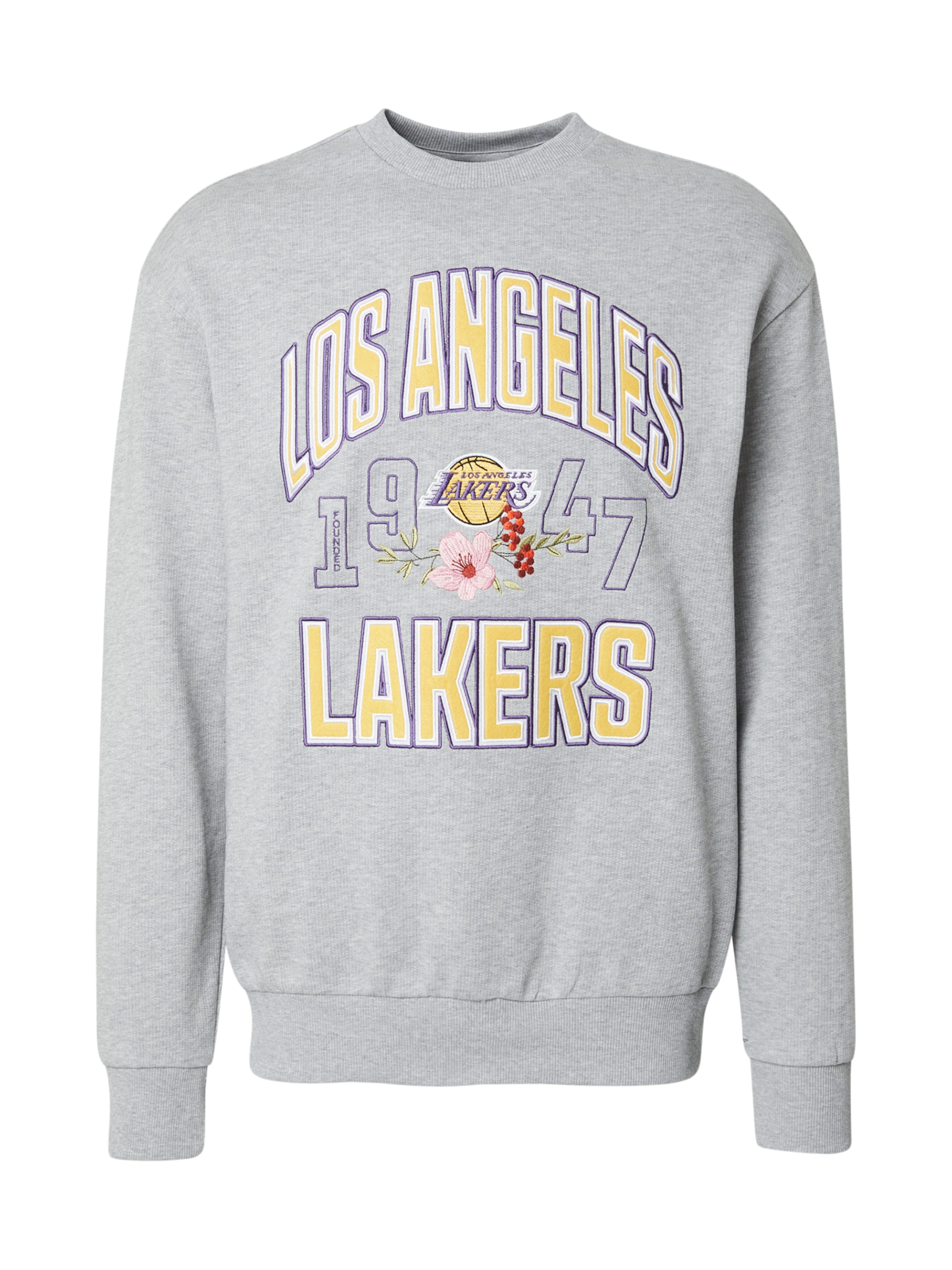 NEW ERA Суичър 'NBA LOSLAK' в сиво: отпред