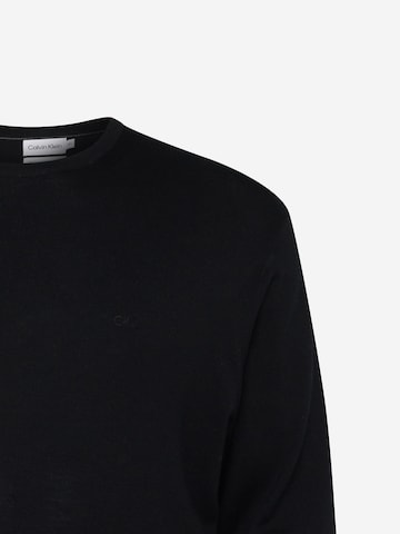 Calvin Klein Big & Tall Sweater in Black